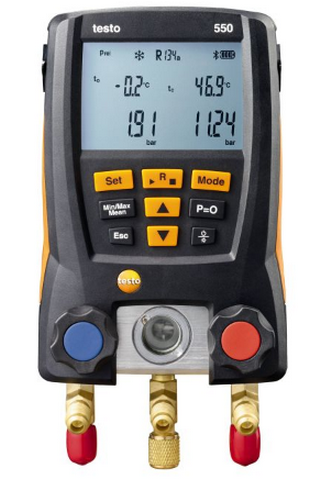 ��������� �������� ��������������� Testo 550 � Bluetooth