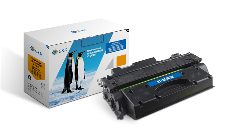 Cartridge G&G 05X  HP LJ P2055/M401/M425; Canon LBP6300/6310/6650/6670/6680 (6500.) ( CE505X)