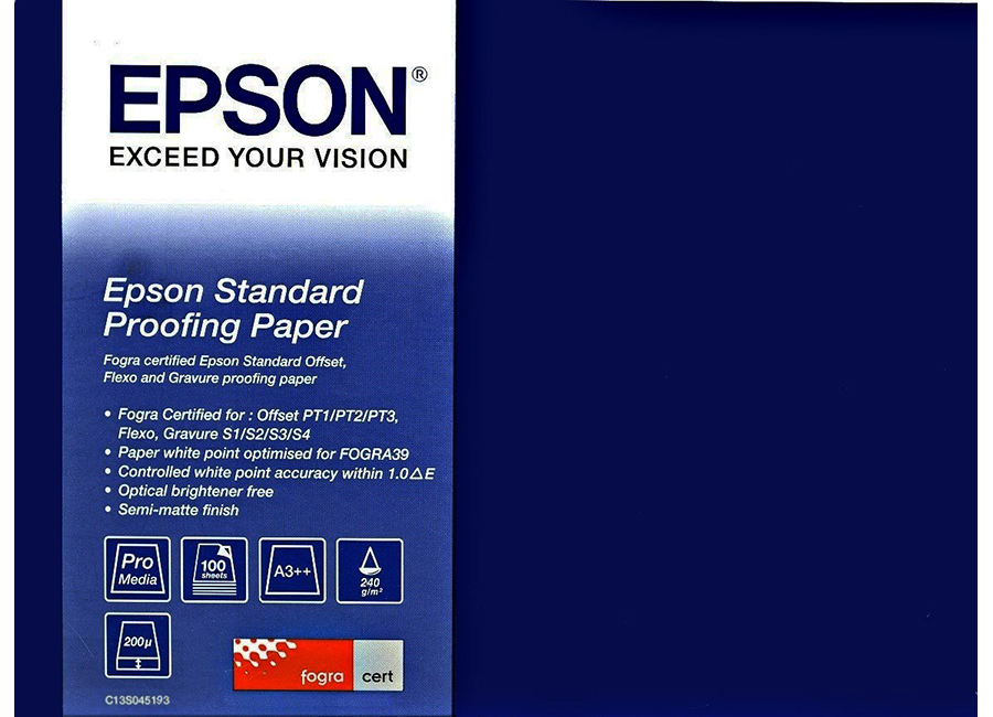  Epson Standard Proofing Paper A3++, 240 /2, 100  (C13S045193)