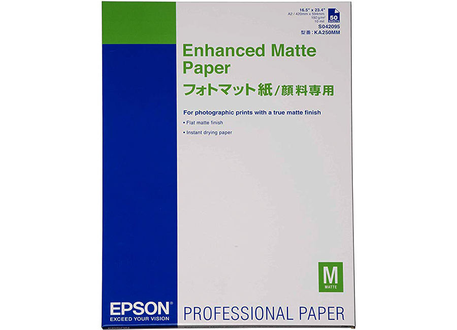  Epson Enhanced Matte Paper A2, 192 /2, 50  (C13S042095)