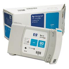  HP DesignJet 80 Cyan 350  (C4846A)