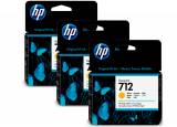    HP DesignJet 712 Yellow 3x29  (3ED79A)