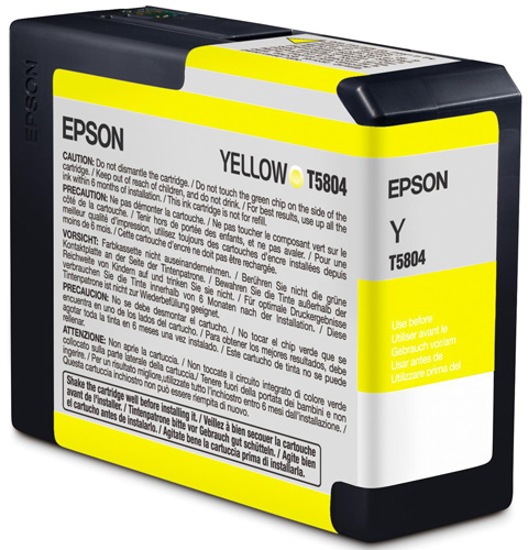  Epson T5804 Yellow 80  (C13T580400)