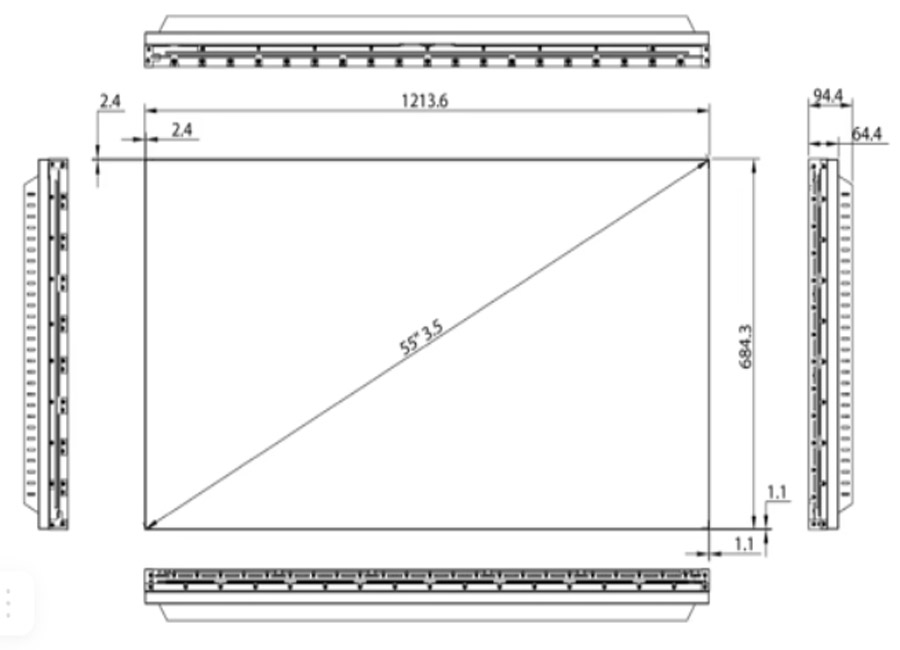 55" ЖК-дисплей для видеостен HISENSE 55L35B5U