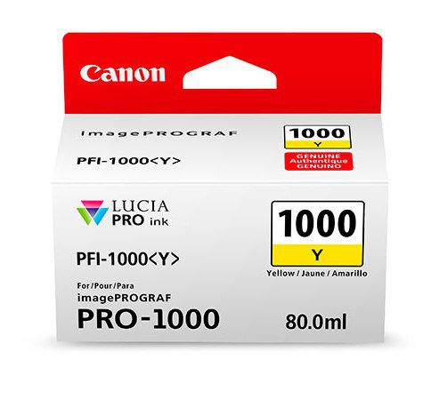  Canon PFI-1000Y Yellow 80  (0549C001)