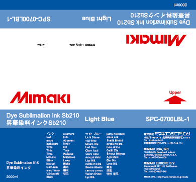  Mimaki SB210 Light Blue