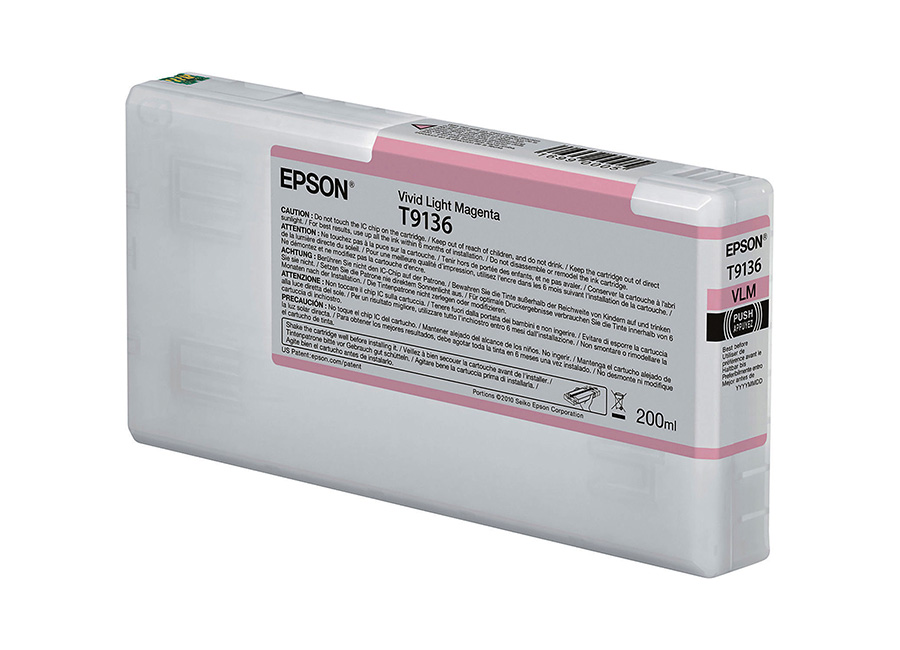  Epson T9136 Vivid light magenta 200  (C13T913600)