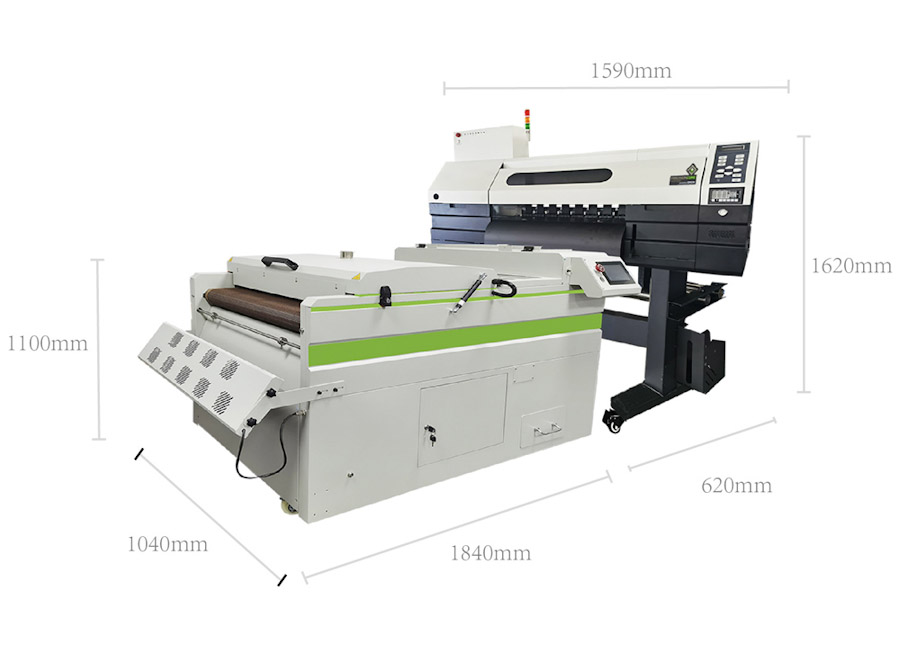   DTF  Oric 6202, 60 , 2 x Epson i3200-A1, - 60 