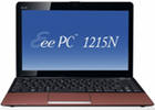  Asus EeePC 1215N Atom D525/2Gb/320Gb/ION2/WiFi/BT/Cam/Dos Red