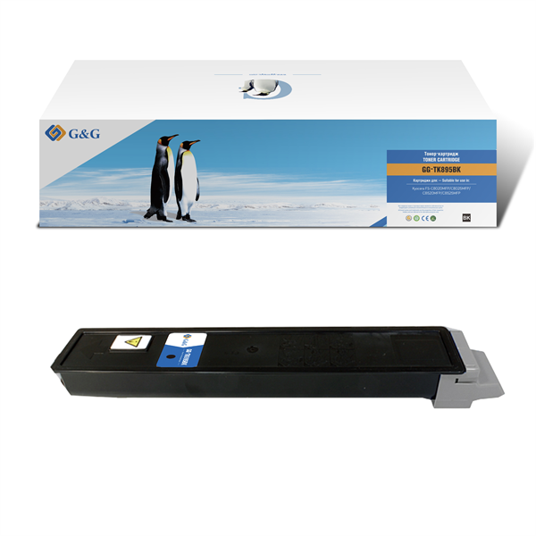 G&G toner cartridge for Kyocera FS-C8020MFP/8025MFP/8520MFP/8525MFP black 12 000 pages with chip TK-895BK 1T02K00NL0  12 .