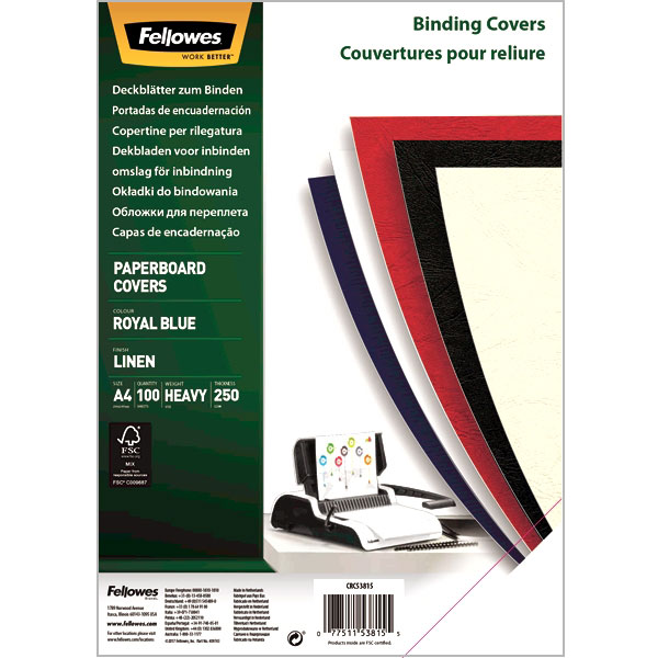   Fellowes Linen, , A4, 250 /2, , 100 