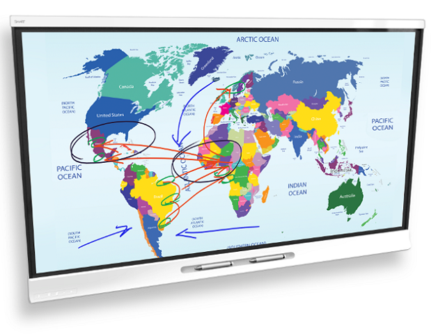   SPNL-6065-V interactive flat panel    SMART Notebook