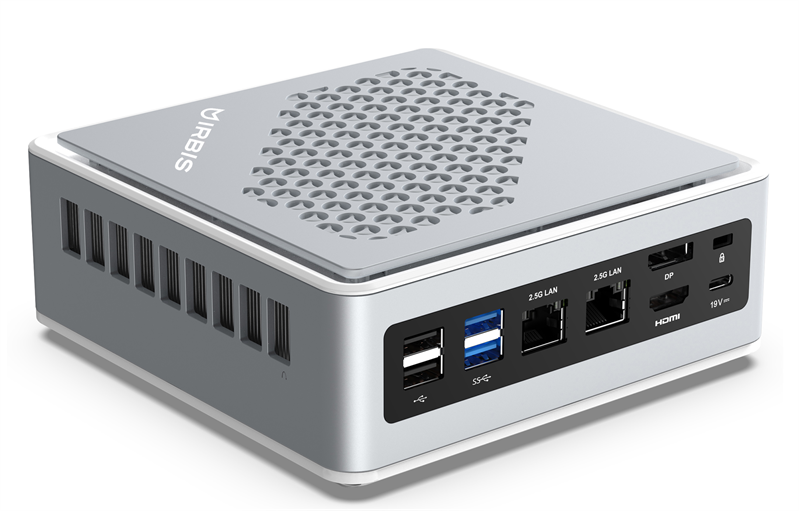  IRBIS Smartdesk mini PC i5-11320H (4C/8T - 3.2Ghz), 16GB soldered LPDDR4 3200, 512GB SSD M.2, Intel Iris Xe, WiFi6, BT, 1xHDMI, 1xDisplayPort, 1xTB 4, 2xRJ45, TPM2.0, Vesa Mount, Win 11 Pro, 1Y