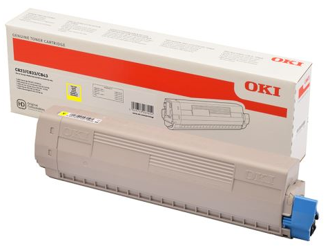 - OKI Toner-Y 7K C823/C833/C843 (46471105 / 46471101)