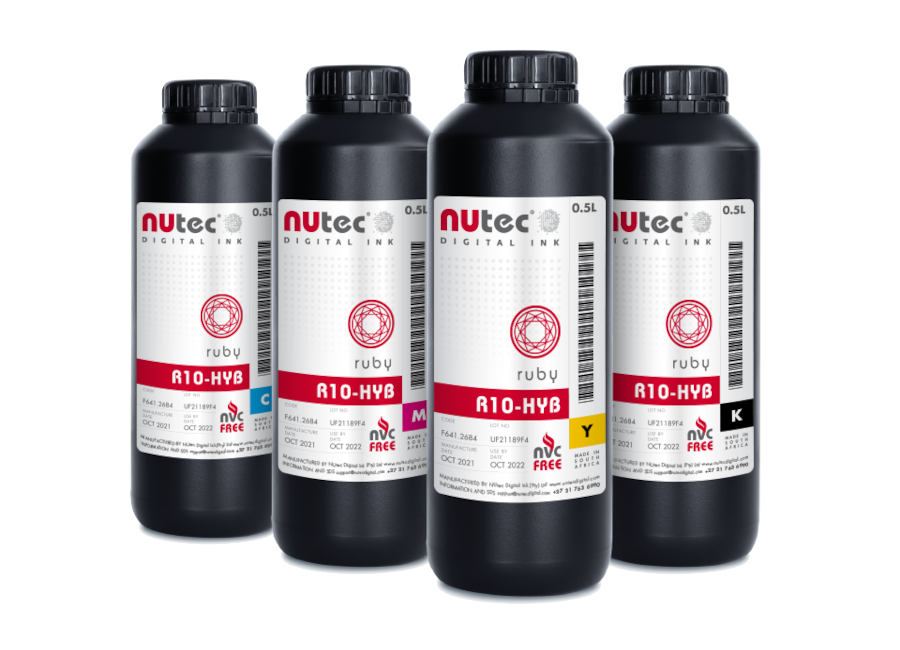 Бутыль с чернила Nutec Ruby R10-HYB Cyan (F642.1007)