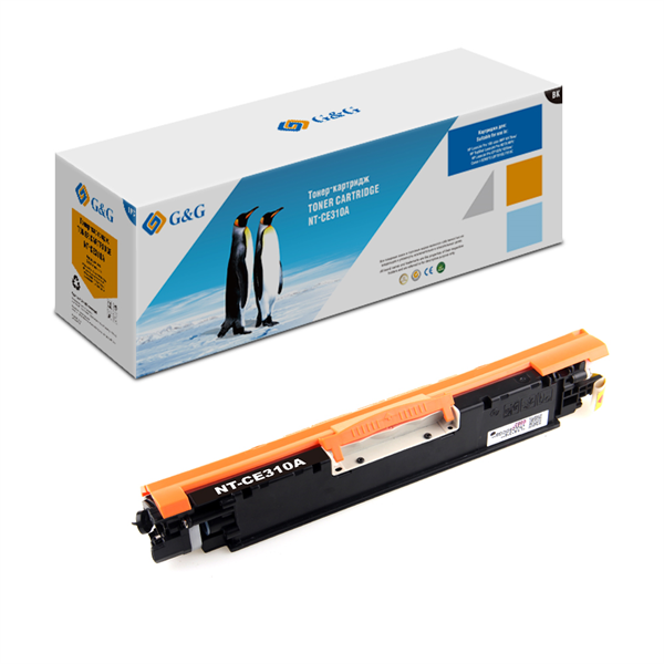 Cartridge G&G 126A ��� HP CLJ M175/CP1025/M275; Canon LBP7010C/7018C, � ����� (1200���.) (������ CE310A)