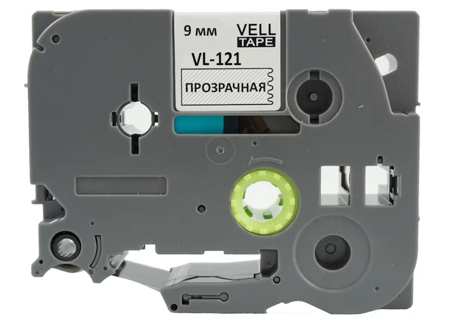  Vell VL-121 (Brother TZE-121, 9 ,   )  PT 1010, 1280, D200, H105, E100, D600, E300, 2700, P700, E550, 9700