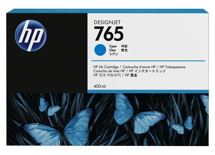 �������� ��� ���������  HP DesignJet 765 Cyan 400 �� (F9J52A)