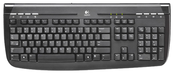  Logitech Internet 350 Black Keyboard, USB, OEM (967740-0112)