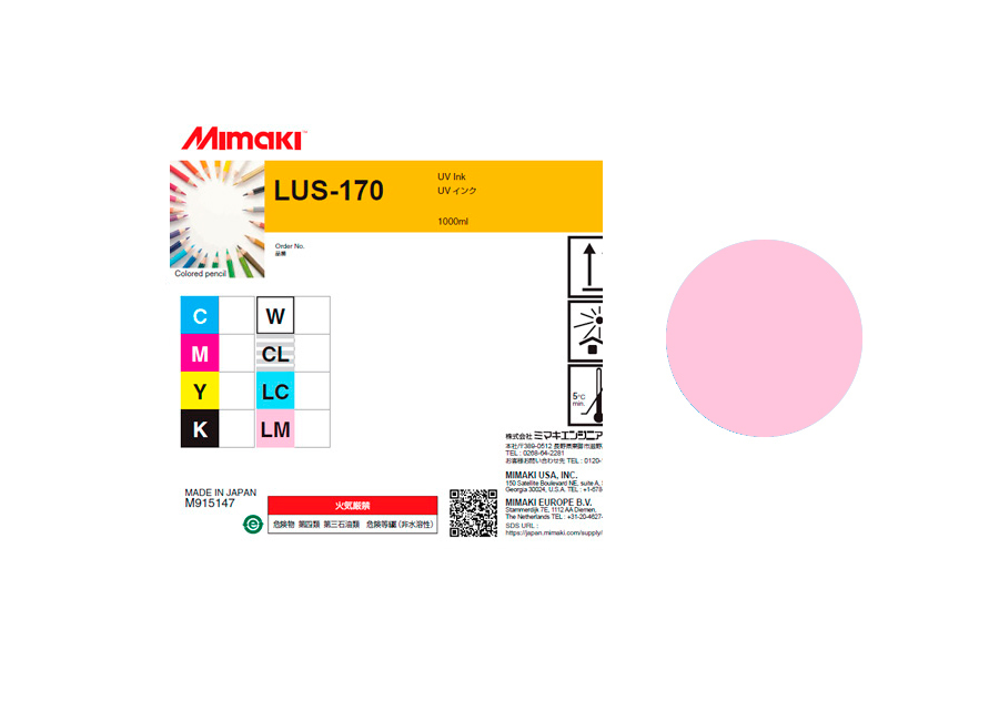   Mimaki LUS-170UV LED Light Magenta, 1000 