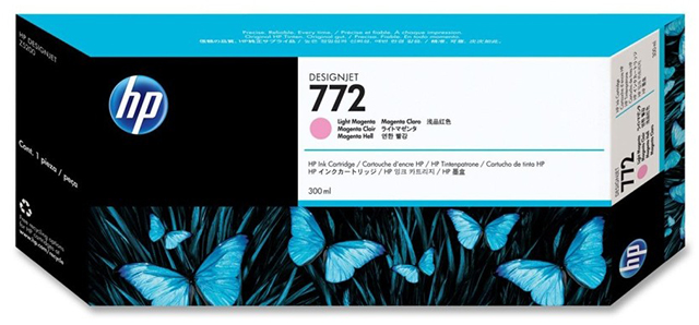Картридж HP DesignJet 772 Light Magenta 300 мл (CN631A)