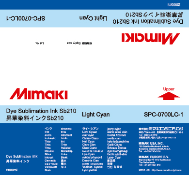  Mimaki SB210 Light Cyan