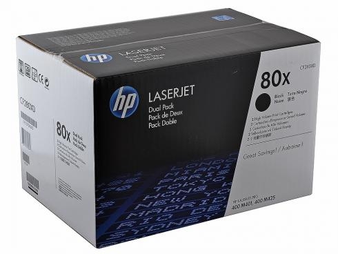 - HP 80X  CF280XF