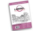Обложка картонная Lamirel Chromolux, Глянец, A4, 230 г/м2, красный, 100 шт