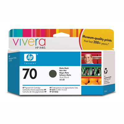  HP Vivera 70 Matte Black 130  (C9448A)