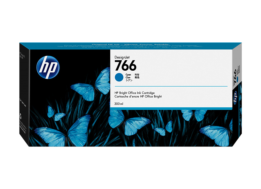  HP DesignJet 766 Cyan 300  (P2V89A)