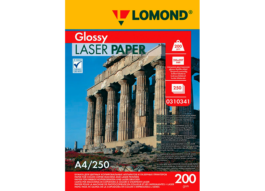 ����������  Lomond Matt DS Color Laser Paper ������� �3, 200 �/�2, 250 ������ (0310331)