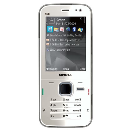   Nokia N78 Pearl White