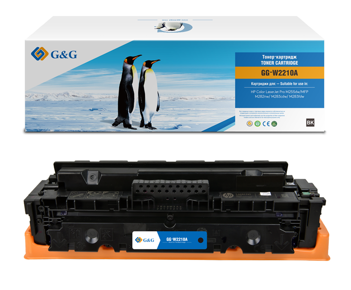 Cartridge G&G 207A ��� HP CLJ M255/M282/M283, � ����� (1 350���.), ������ (������ W2210A)