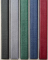 Цветные каналы с покрытием «ткань» O.CHANNEL SLIM А4 304 мм 16 мм, синий
