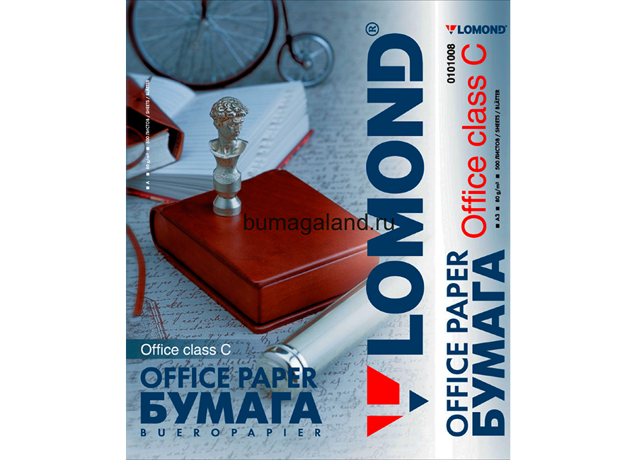 ������  Lomond Office Paper, A3, ����� � 80 �/�2, ������� 146%, 500 ������ (0101008)