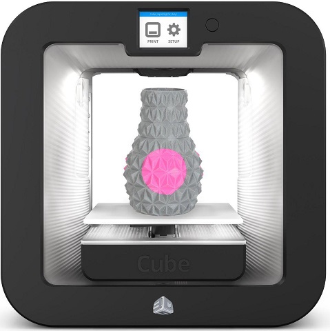 3D  3D Systems Cube Printer Gen 3 Grey