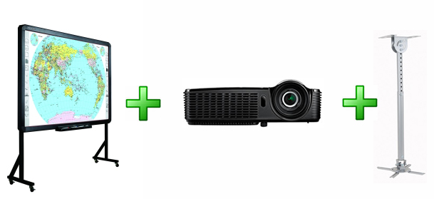 ����������� �������� �� ���� QOMO QWB200-EM-78 � ���������� Optoma DX329