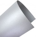 Дизайнерская бумага MAJESTIC Luxus настоящее серебро, 120 г/м2, 72x102 см, 250 листов