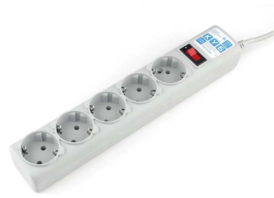 ������� ������  Power Cube 1.9 �, 5 ������� � �����������, 10�, 2.2���, 3x0.75, �����, SPG-B-6