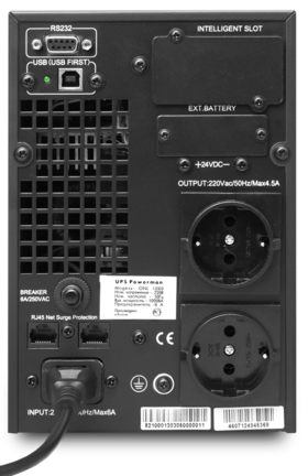    UPS PowerMan Online 1000VA