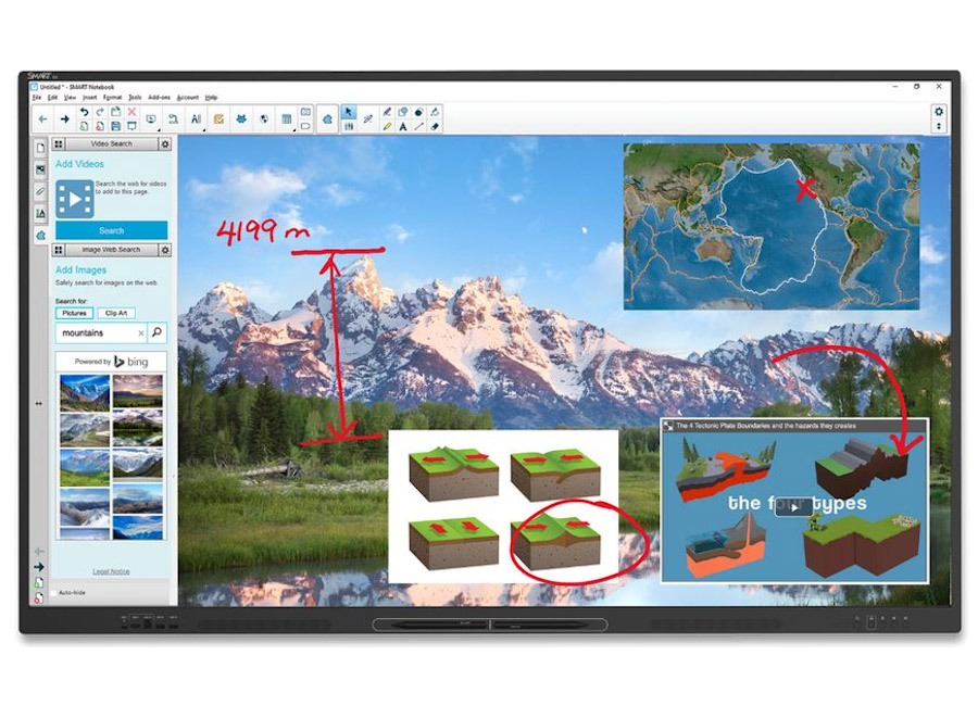   SMART SBID-GX186-V3, 86" 4K UHD, 8/64 GB, WiFi