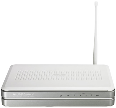 ASUS WL-500GPV2 Premium 4-port Router, 802.11g,  Enchance range