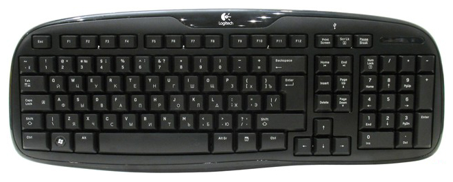  Logitech Classic Keyboard 200 Black (968019-0112)