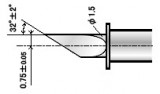 Нож ZEC-U3075 для резки толстых материалов (угол 32) для плоттеров Roland (оригинальный)