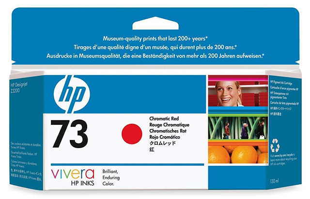  HP Vivera 73 Chromatic Red 130  (CD951A)