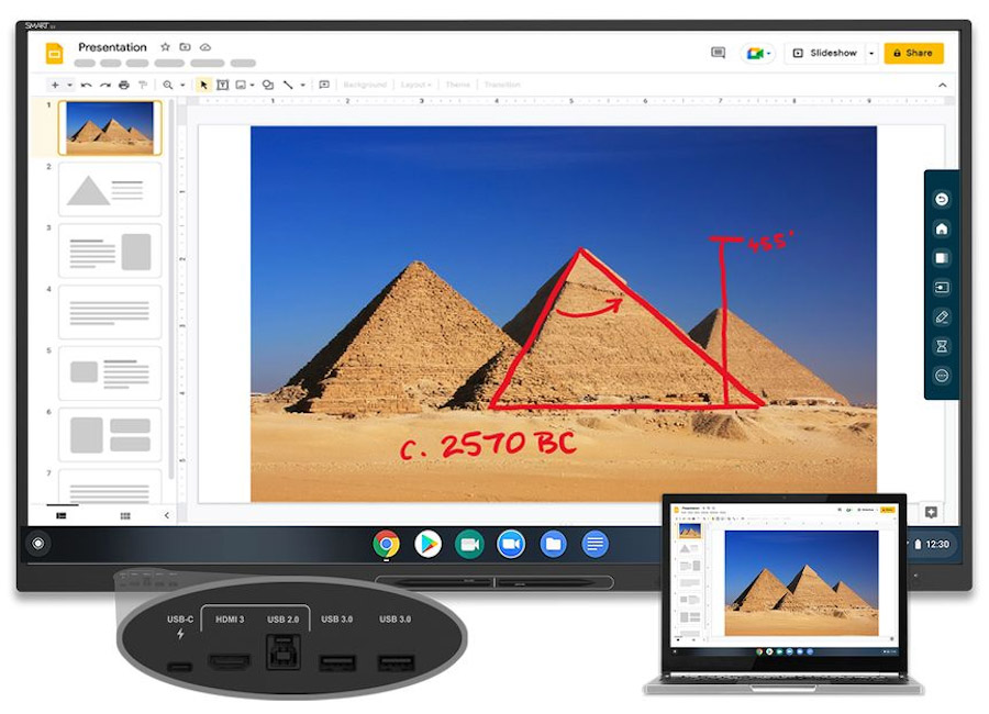   SMART SBID-GX186-V3, 86" 4K UHD, 8/64 GB, WiFi