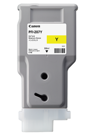  Canon PFI-207Y Yellow 300  (8792B001)