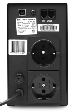    UPS PowerMan Black Star 800VA Plus