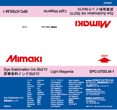  Mimaki SB210 Light Magenta