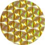 Фольга голограмма 06, Листовая, золотая мозаика, A4, 10 шт